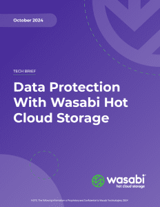 wasabi cloud storage Tech Brief Oct 24 Cover