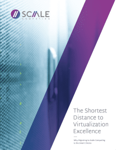 Scale computing Virtualization Excellence whitepaper