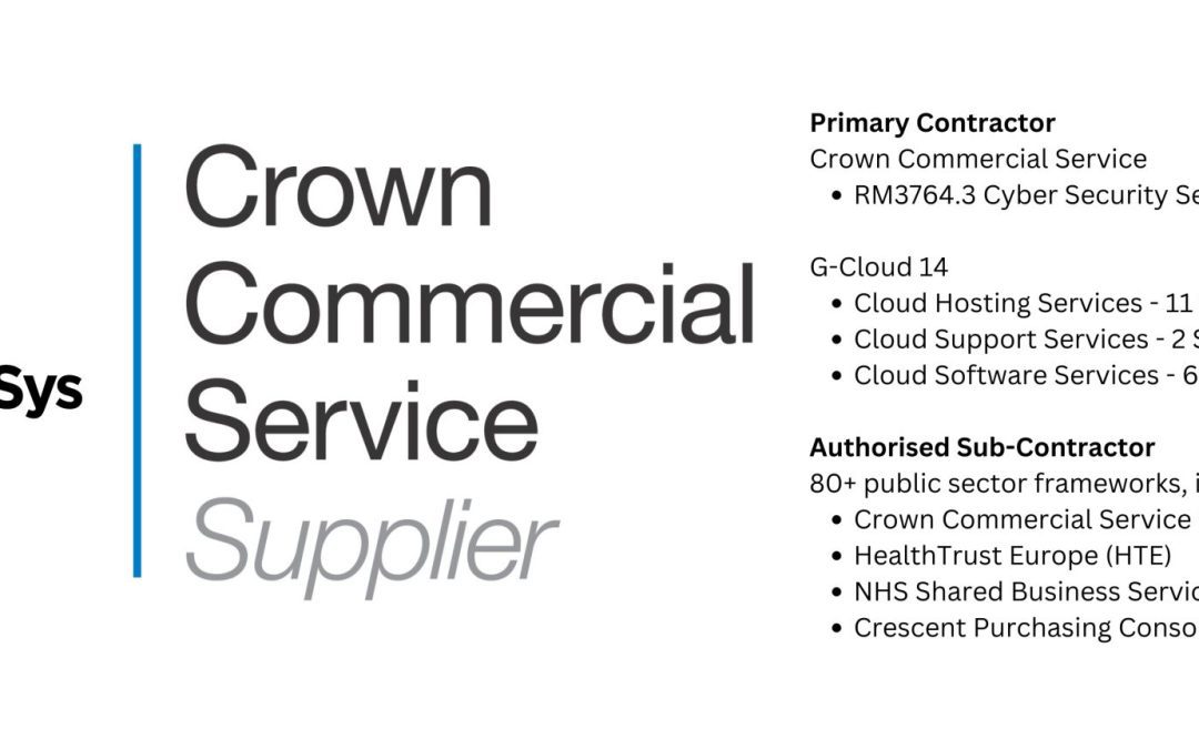 Primesys is an approved primary contractor on the G-Cloud 14 framework